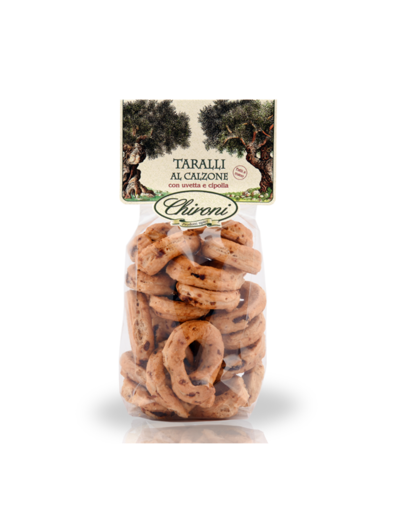 Tarallini uvetta e cipolla di Chironi - Snack Pugliese