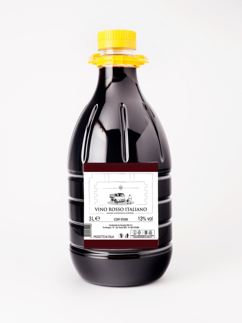 Vino sfuso in Pet Cantine Paololeo - vino Pugliese