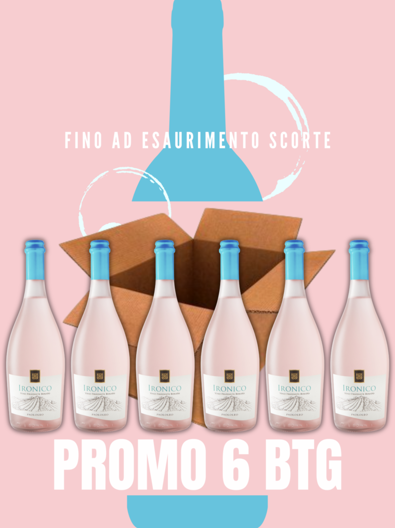 Ironico Rosato di Cantine Paololeo - Vino negroamaro frizzante Pugliese