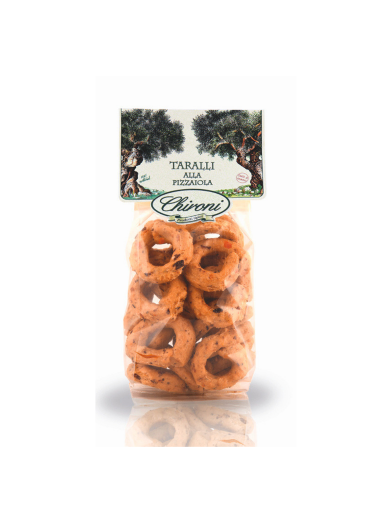 Taralli artigianali pugliesi alla pizzaiola di Chironi